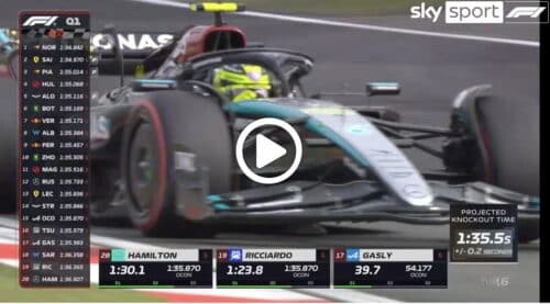 F1 | Hamilton, sabato da dimenticare in Cina: arriva l’esclusione già nel Q1 [VIDEO]