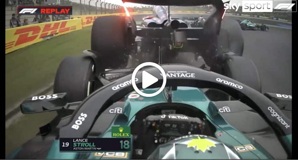 F1 | Incroyable balade à Shanghai : il percute Ricciardo alors qu'il quitte le régime SC [VIDEO]
