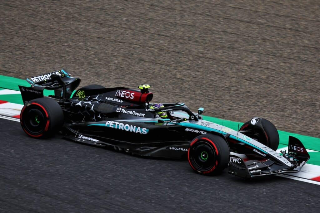 F1 | Mercedes, Hamilton soddisfatto della W15 dopo le libere in Giappone