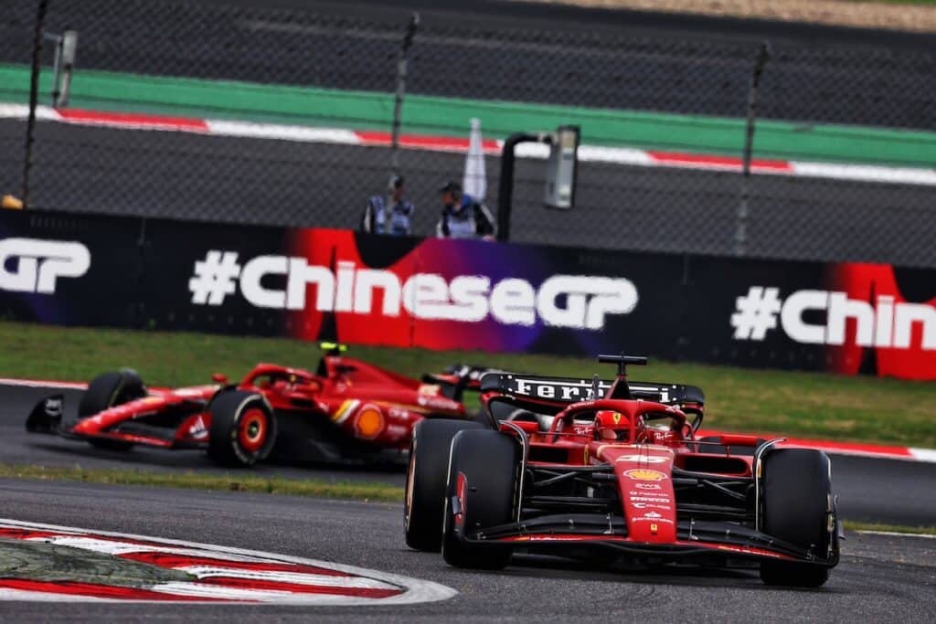 F1 | Ferrari: GP Cina, rimonta parziale per Leclerc e Sainz