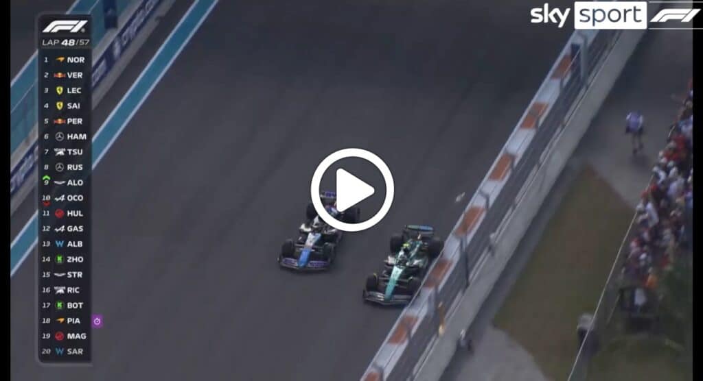 F1 | GP Miami, la sfida Ocon-Alonso per la nona posizione [VIDEO]