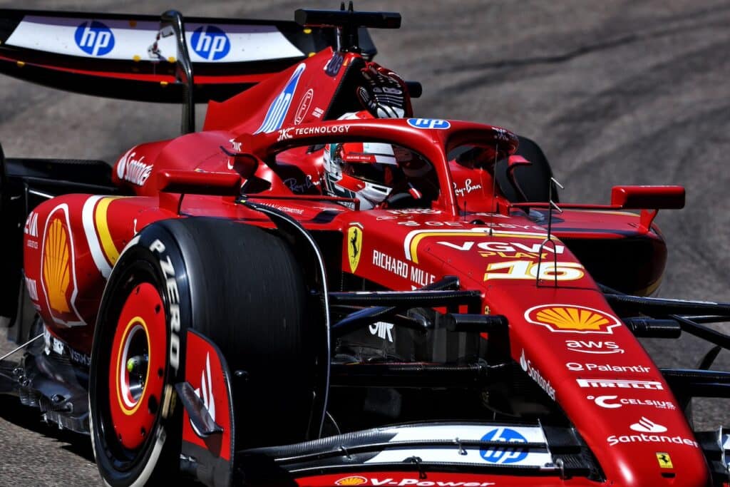 Ferrari | GP Imola, Leclerc: “Sembriamo competitivi e gli aggiornamenti funzionano”