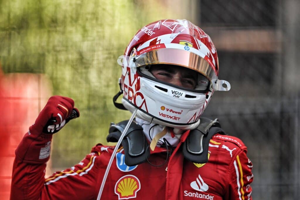 Ferrari | L’emozione di Leclerc: “A due giri dalla fine ero già in lacrime”