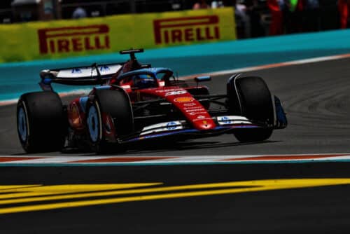 F1 | Ferrari y Leclerc completan sólo tres vueltas en los libres de Miami