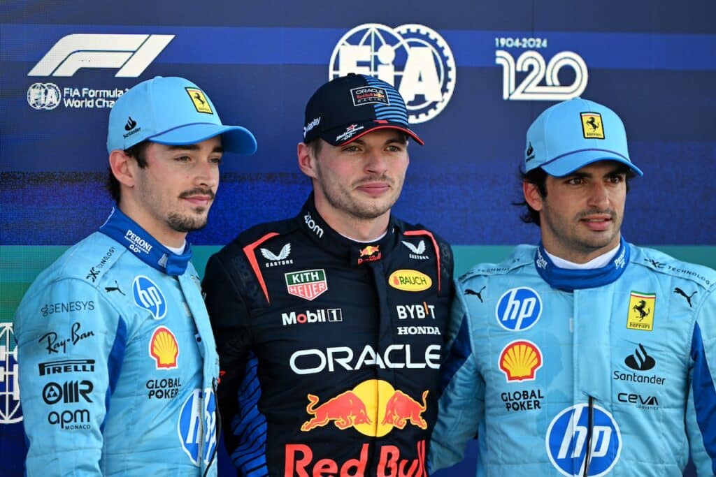 F1 | Gran Premio de Miami 2024, la parrilla de salida: Leclerc presiona a Verstappen