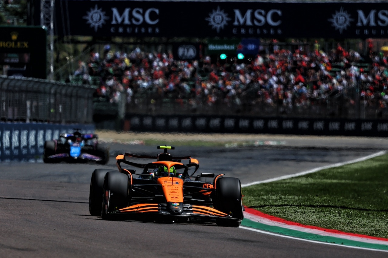Formula 1 | McLaren in prima fila a Imola con Lando Norris