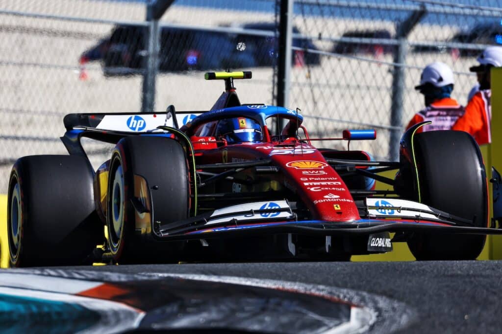 Ferrari | Sainz fourth in Miami: “I hope the updates help us”