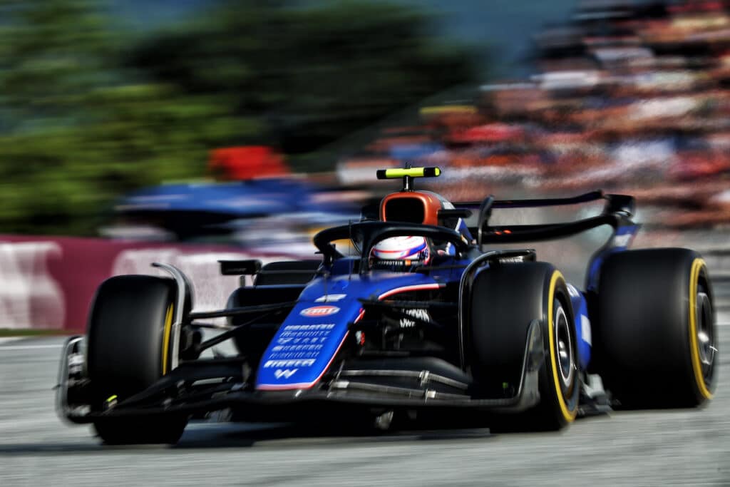 F1 | Williams, Sargeant salva parzialmente il venerdì in Austria