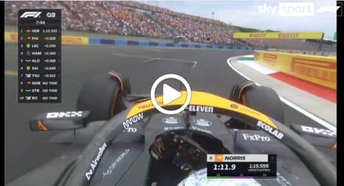 F1 | Norris conferma la forza della McLaren in Ungheria: la pole position con il commento di Vanzini [VIDEO]