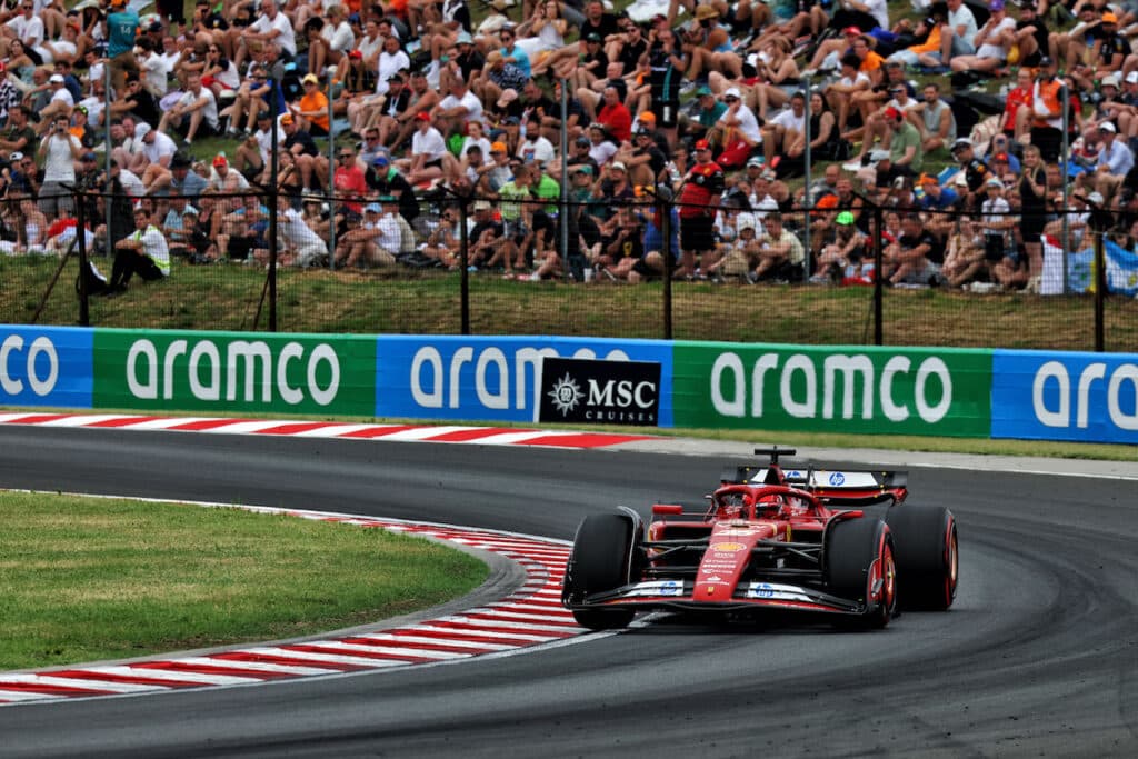 Ferrari | Leclerc e Sainz chiudono le qualifiche di Budapest in quarta e sesta posizione