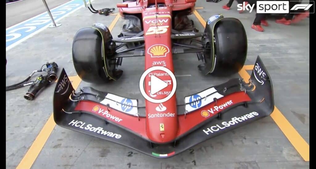 F1 | Ferrari, a Singapore debutta l’ala anteriore flessibile in stile McLaren [VIDEO]