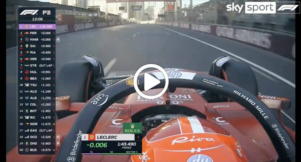 F1 | Leclerc svetta nel venerdì di Baku: gli highlights delle libere in Azerbaijan [VIDEO]