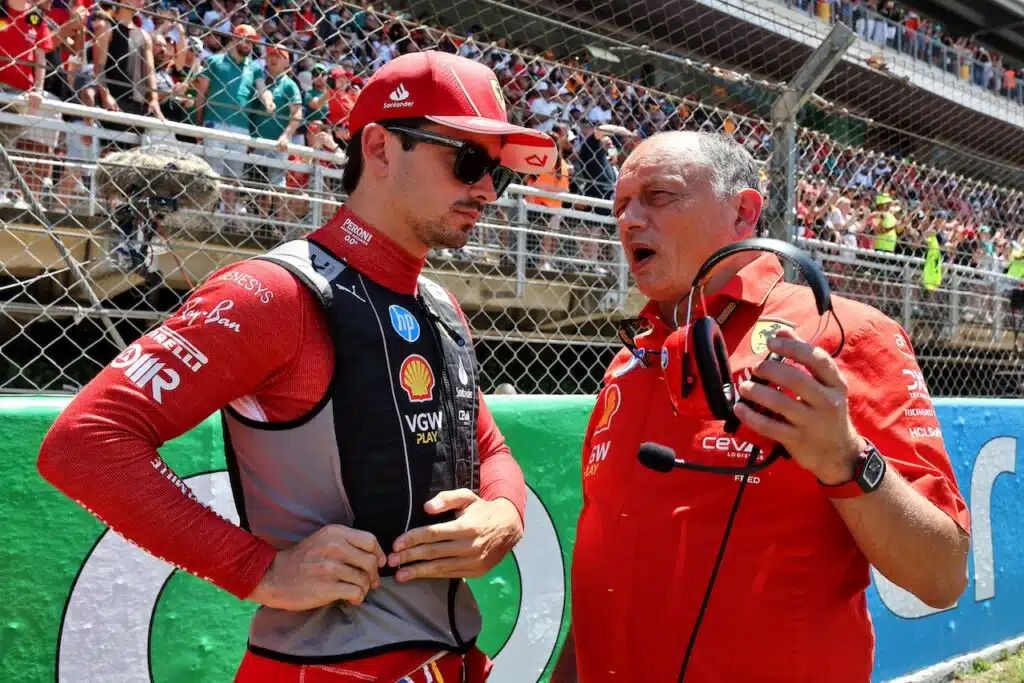 F1 | Ferrari, Leclerc esalta Vasseur: “Ha cambiato parecchie cose, facendo una grande differenza”