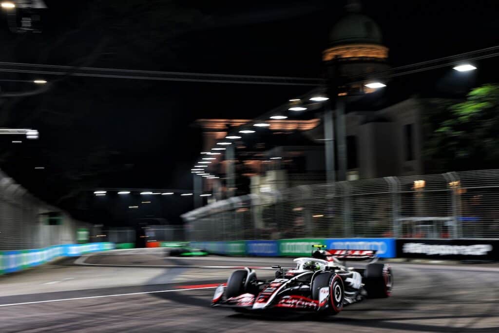 F1 | Haas, sensazioni contrastanti per Hulkenberg e Magnussen dopo il venerdì di Singapore