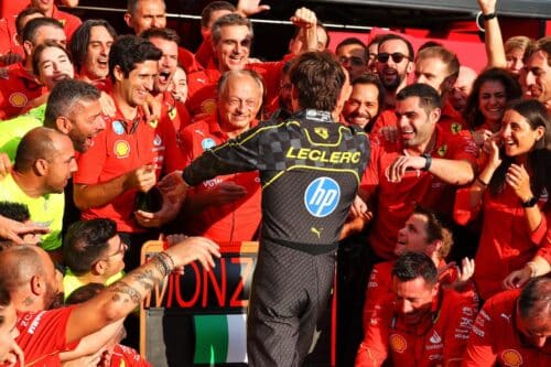 Ferrari | Monza, la gioia di Vasseur: “Vittoria pienamente meritata!”