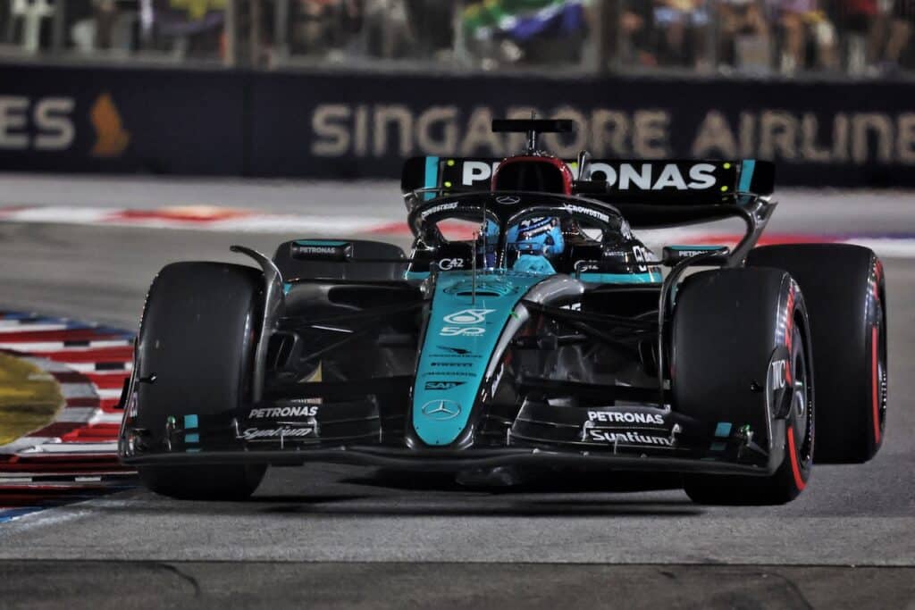 Mercedes | Russell in seconda fila a Singapore: “Ci avrei messo la firma”