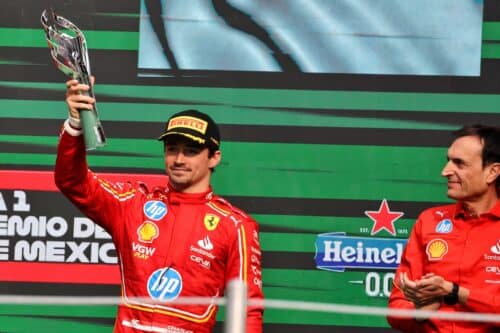 Ferrari | Leclerc sul podio in Messico: “Non ero nervoso, ma gestire sin dall’inizio è noioso”