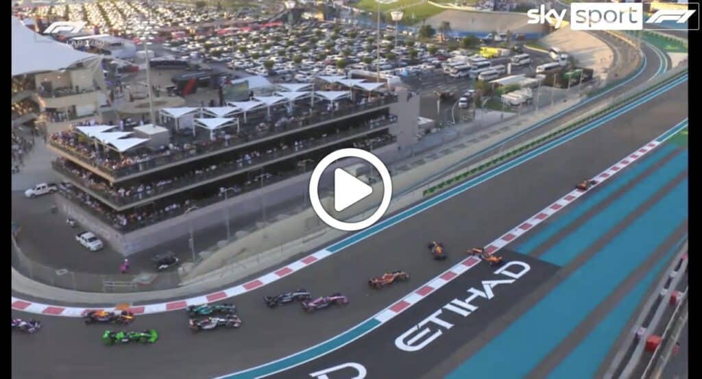 F1 | Verstappen e Piastri si toccano al via: la partenza del GP di Abu Dhabi [VIDEO]