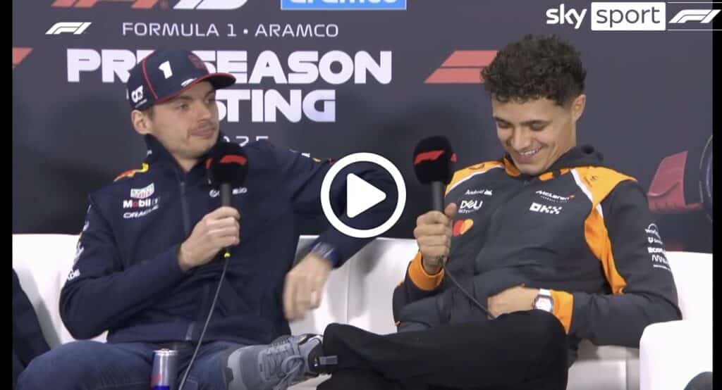 Formula 1 | Verstappen e Norris, battute e risate in conferenza stampa a Sakhir [VIDEO]