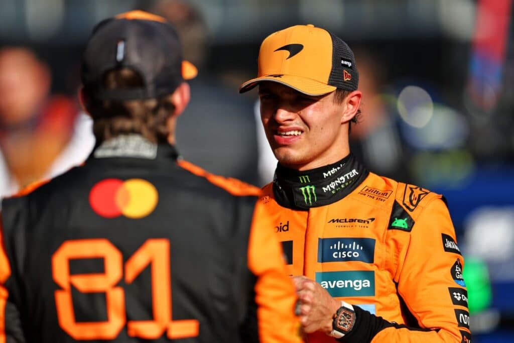 F1 GP Cina | Norris: “Mi sarebbe piaciuto mettere Piastri sotto pressione, ma oggi era impossibile”