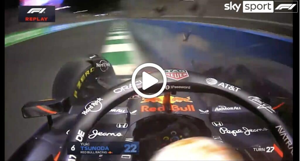 F1 GP Arabia Saudita | Red Bull, Tsunoda a muro nelle libere 2 a Jeddah [VIDEO]