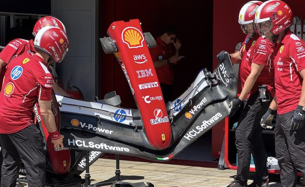 F1 GP Spagna | Entra in vigore la direttiva tecnica TD018: le FOTO dell’ala anteriore Ferrari