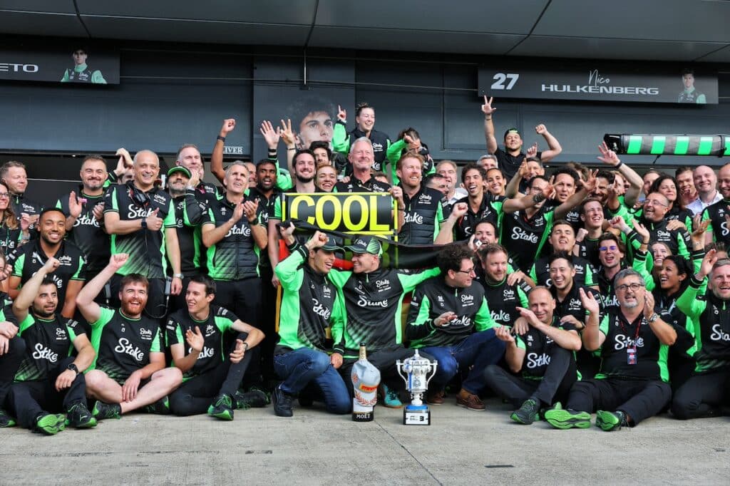 F1 GP Silverstone | Sauber, Bortoleto festeggia Hulkenberg: “Sono orgoglioso di far parte di tutto questo”