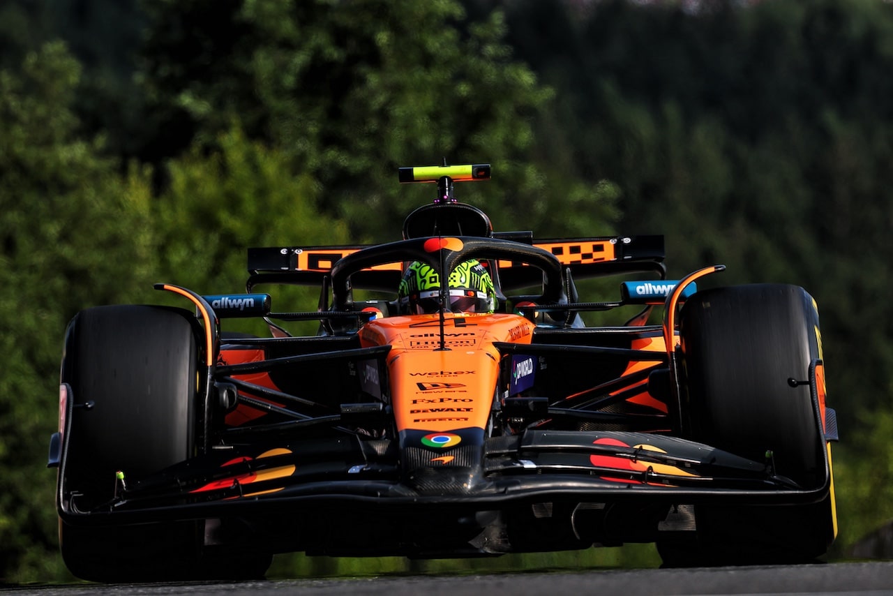 F1 GP Belgio | Norris a sei decimi da Piastri: “Non sono dispiaciuto, è solo la Sprint Race”