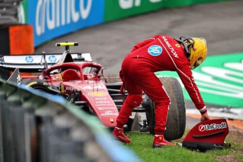 F1 GP Olanda | Ferrari, ritiro per Hamilton: “La macchina era nervosa”