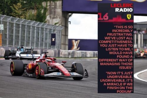 F1 | Ferrari, Leclerc in radio: “Dovevate ascoltarmi, avrei trovato un modo per gestire i problemi”