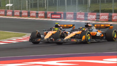 F1 GP Ungheria | McLaren, che rischio: Norris e Piastri quasi a contatto nelle libere