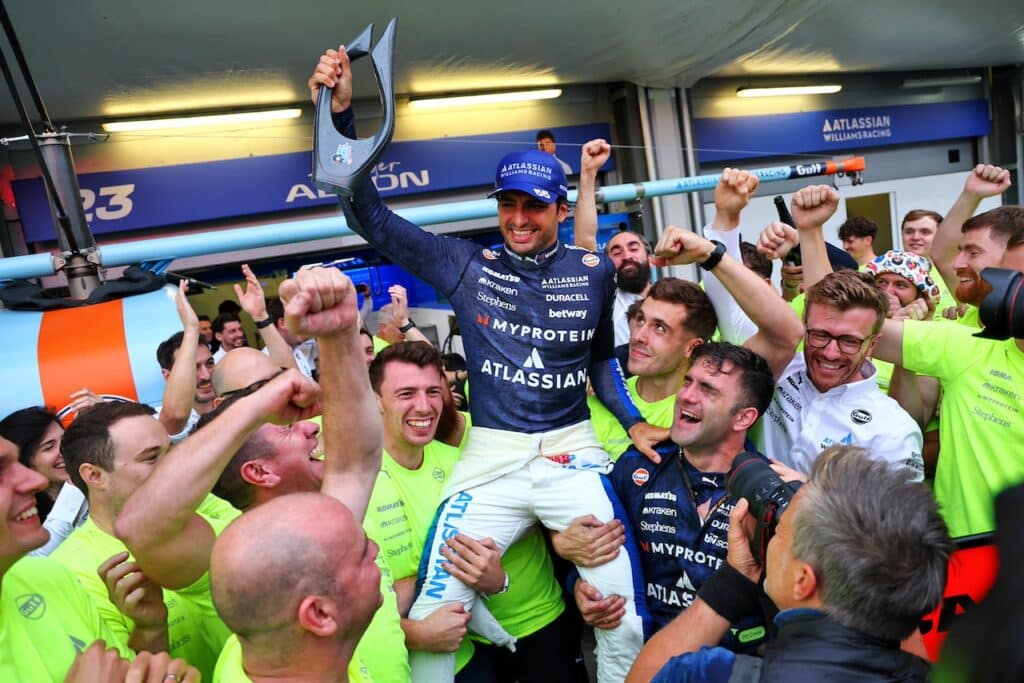 F1 GP Baku | Williams, Sainz è sul podio: “Avevo promesso al team che sarebbe successo”