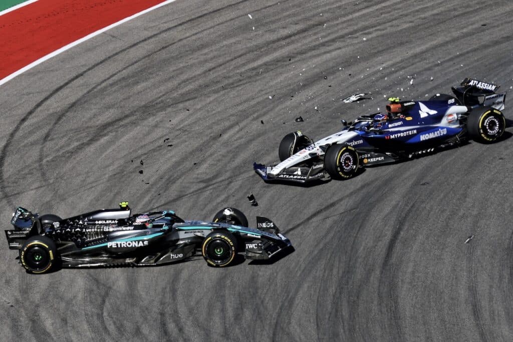 F1 GP USA | Antonelli speronato da Sainz: “Ho provato a lasciargli lo spazio necessario”