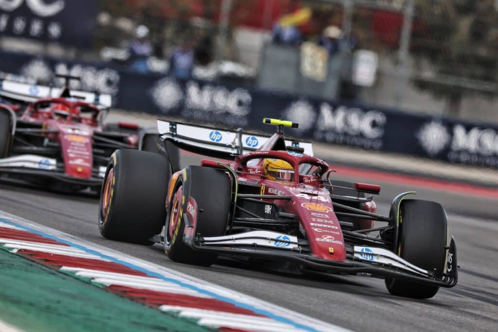 F1 GP USA | Ferrari al quarto e quinto posto nella Sprint di Austin