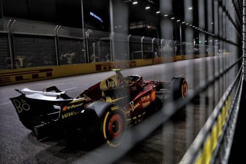 F1 GP Singapore | Ferrari, Hamilton: “Soddisfatto dal comportamento della vettura”