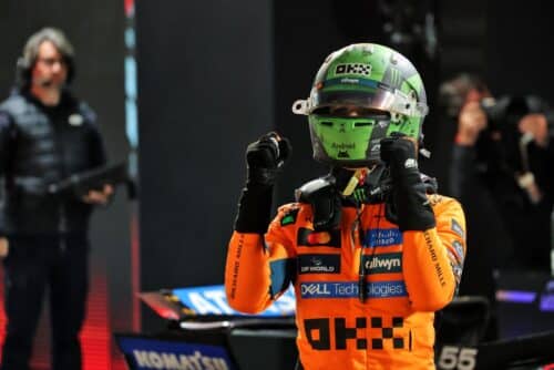 F1 | McLaren, Norris firma la pole a Las Vegas: “È stato stressante, ma abbiamo fatto una bella qualifica”