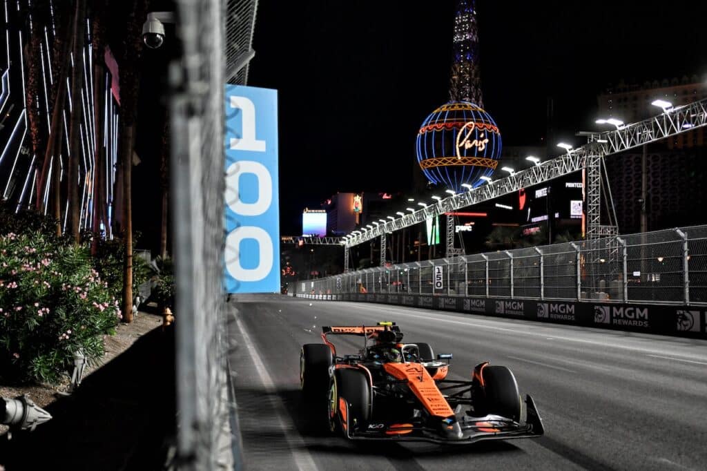 F1 GP Las Vegas | Norris davanti a tutti nelle libere, ma ammette: “Dobbiamo migliorare”