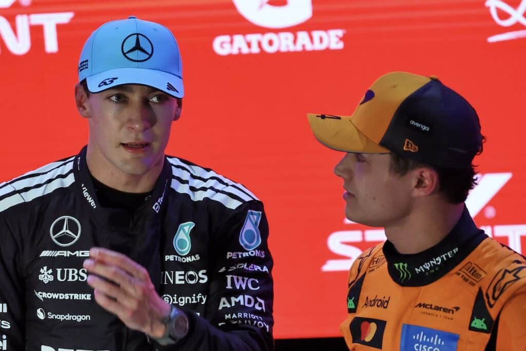 F1 GP Qatar | Incomprensione e discussione tra Russell e Norris dopo le qualifiche