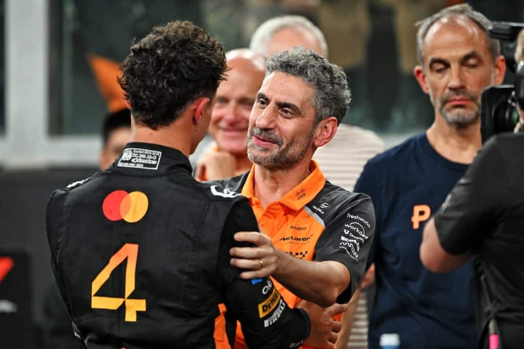 F1 | Domenicali si complimenta con Andrea Stella: “La vita ti restituisce ciò che ti meriti”