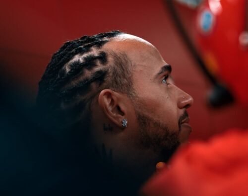 Test F1 Barcellona | Ferrari, Hamilton: “Spero di poter provare l’auto sull’asciutto per capirne l’equilibrio”
