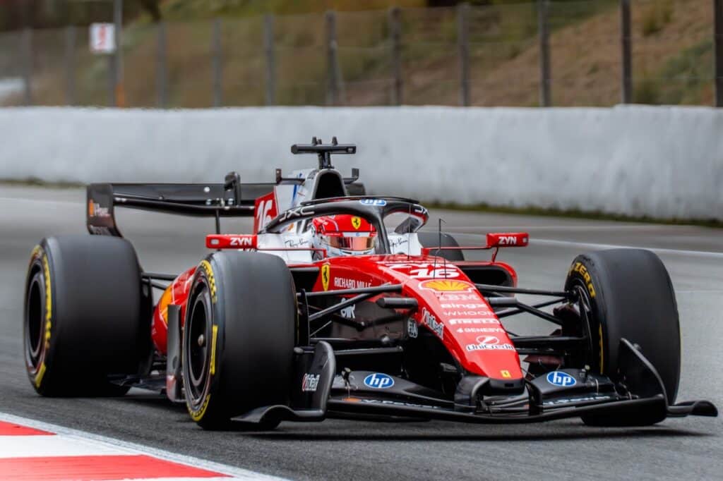 Test F1 Barcellona | Giorno 5 – Ferrari, Leclerc completa 79 giri e abbatte il muro dell’1:17