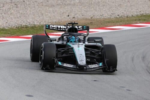 Test F1 Barcellona | Russell chiude la tre giorni Mercedes: “Il vero giudizio sarà in Bahrain”