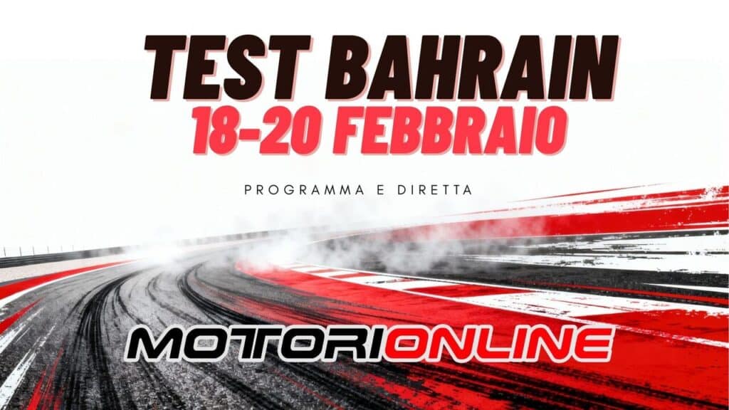 F1 | Test Bahrain 2026: Programma e orari
