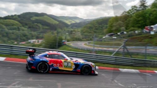 Max Verstappen oggi alla 24 Ore del Nürburgring, la sua Mercedes scatterà in seconda fila