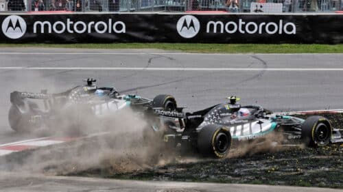 F1 GP Canada | Antonelli in radio: “Russell mi ha spinto fuori”. L’inglese: “Contento di essere al traguardo”