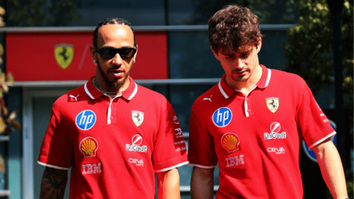 F1 | Leclerc e Hamilton promuovono la nuova Ferrari Luce