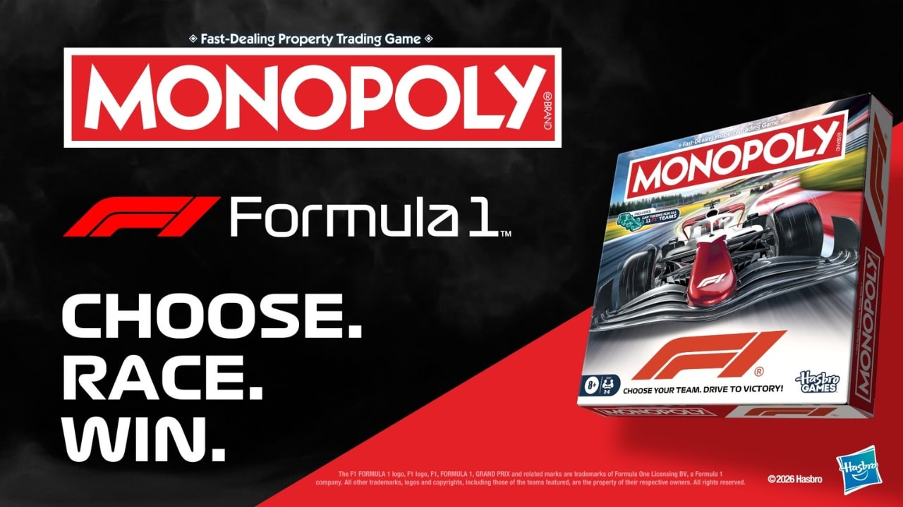 Nasce il Monopoly dedicato alla Formula 1 in collaborazione con Hasbro
