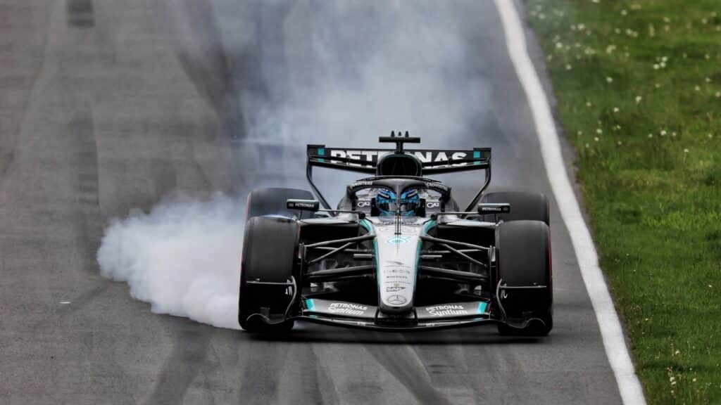 F1 GP Canada | Russell, bordata alla Mercedes: “Vorrei giocarmela alla pari con Kimi”