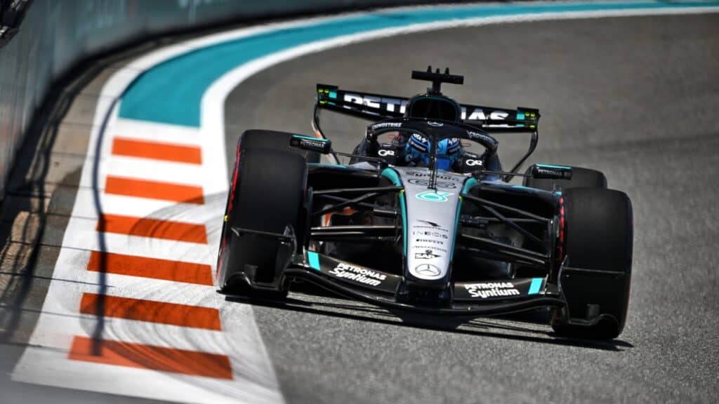 F1 GP Miami | Mercedes, Russell: “Sorpreso da McLaren e Ferrari, sono più veloci di noi”