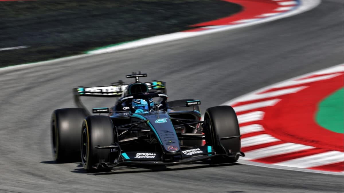 F1 GP Barcellona | Mercedes: Russell è secondo nelle libere, Antonelli costretto a inseguire